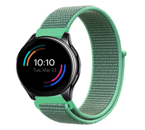 Strap-it Bracelet nylon OnePlus Watch (menthe)
