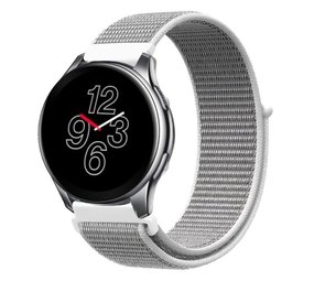 Strap-it Bracelet nylon pour OnePlus Watch (coquillage)