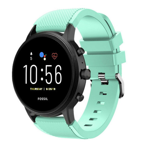 Strap-it Strap-it Bracelet silicone Fossil Gen 5 (aqua)