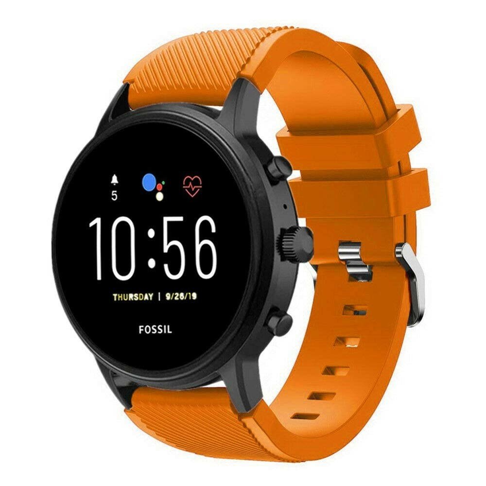 Strap-it Strap-it Bracelet silicone Fossil Gen 5 (orange)