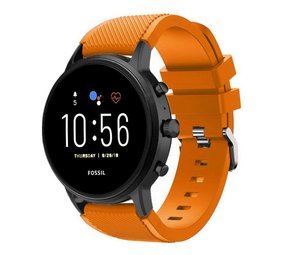 Strap-it Bracelet silicone Fossil Gen 5 (orange)