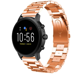Strap-it Bracelet acier Fossil Gen 5 (or rose)