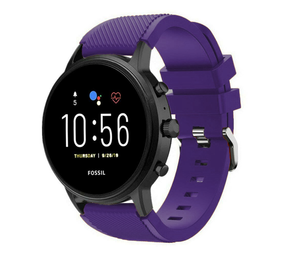 Strap-it Bracelet silicone Fossil Gen 5 (violet)