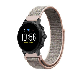 Strap-it Bracelet nylon Fossil Gen 5 (sable rose)