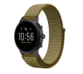 Strap-it Bracelet nylon Fossil Gen 5 (olive)