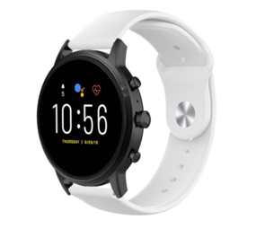 Strap-it Bracelet sport Fossil Gen 5 (blanc) Strap-it Bracelet sport Fossil Gen 5 (blanc)