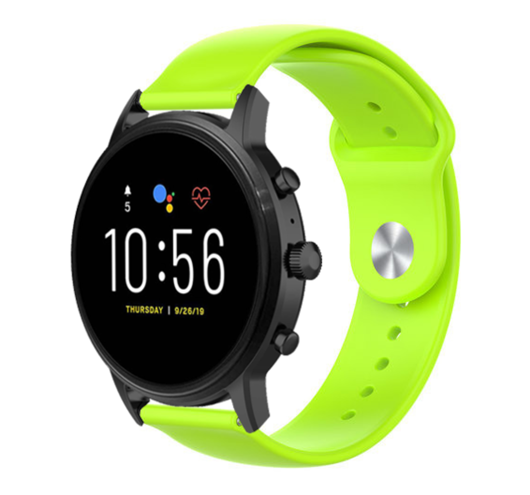 Strap-it Strap-it Bracelet sport Fossil Gen 5 (vert clair)