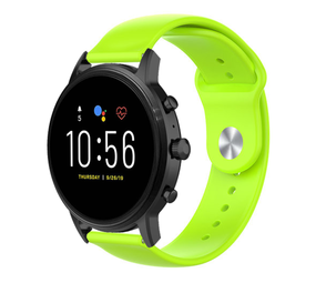 Strap-it Bracelet sport Fossil Gen 5 (vert clair) Strap-it Bracelet sport Fossil Gen 5 (vert clair)