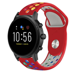 Strap-it Bracelet sport Fossil Gen 5 (rouge coloré) Strap-it Bracelet sport Fossil Gen 5 (rouge coloré)