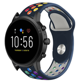 Strap-it Bracelet sport Fossil Gen 5 (bleu foncé coloré) Strap-it Bracelet sport Fossil Gen 5 (bleu foncé coloré)