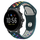 Strap-it Bracelet sport Fossil Gen 5 (vert sapin coloré) Strap-it Bracelet sport Fossil Gen 5 (vert sapin coloré)