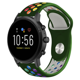 Strap-it Bracelet sport Fossil Gen 5 (vert armée coloré) Strap-it Bracelet sport Fossil Gen 5 (vert armée coloré)