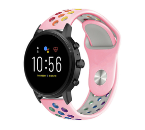 Strap-it Bracelet sport Fossil Gen 5 (rose coloré) Strap-it Bracelet sport Fossil Gen 5 (rose coloré)