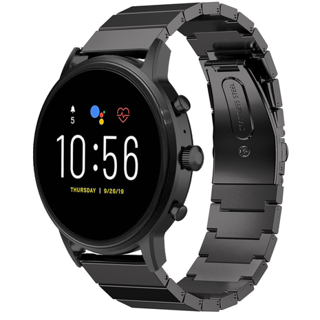 Strap-it Strap-it Bracelet métal Fossil Gen 5 (noir)