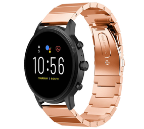 Strap-it Bracelet métal Fossil Gen 5 (or rose)