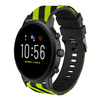 Strap-it Strap-it Bracelet silicone rayé Fossil Gen 5 (noir/jaune) Strap-it Strap-it Bracelet silicone rayé Fossil Gen 5 (noir/jaune)