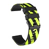 Strap-it Strap-it Bracelet silicone rayé Fossil Gen 5 (noir/jaune) Strap-it Strap-it Bracelet silicone rayé Fossil Gen 5 (noir/jaune)