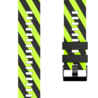 Strap-it Strap-it Bracelet silicone rayé Fossil Gen 5 (noir/jaune) Strap-it Strap-it Bracelet silicone rayé Fossil Gen 5 (noir/jaune)