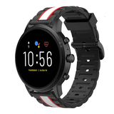 Strap-it Bracelet Special Edtion Fossil Gen 5 (noir/blanc)