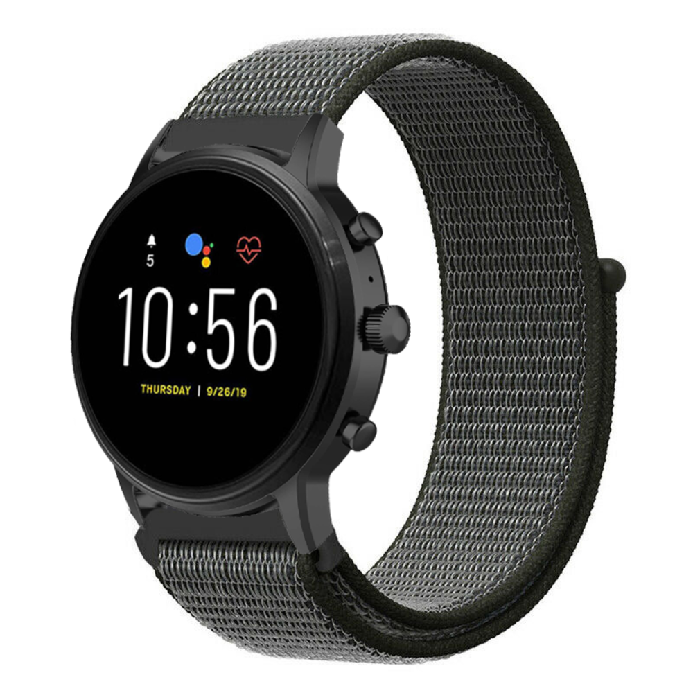 Strap-it Strap-it Bracelet nylon Fossil Gen 5 (vert) Strap-it Strap-it Bracelet nylon Fossil Gen 5 (vert)