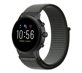 Strap-it Bracelet nylon Fossil Gen 5 (vert)