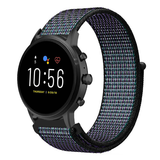 Strap-it Bracelet nylon Fossil Gen 5 (noir/bleu)