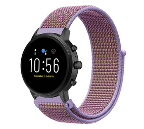 Strap-it Bracelet nylon Fossil Gen 5 (lilas)