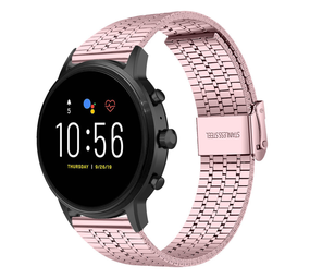 Strap-it Bracelet acier inoxydable Fossil Gen 5 (rose)