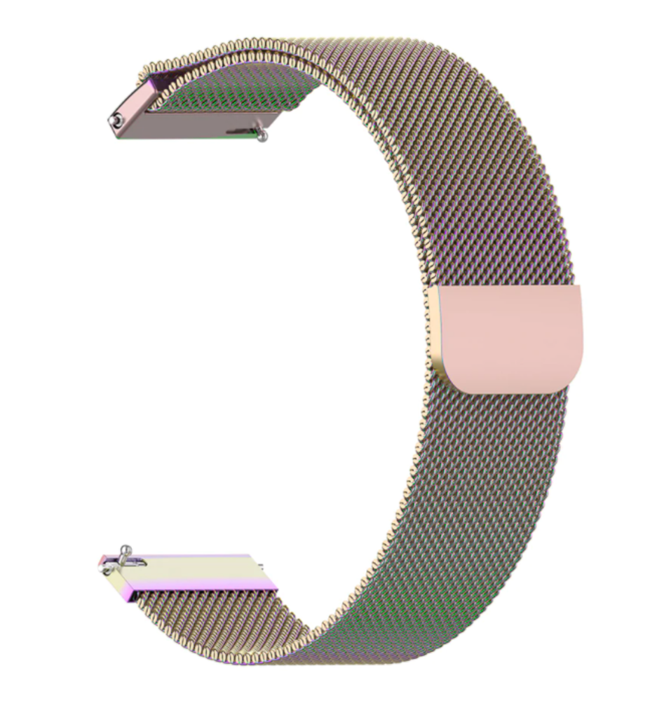 Strap-it Strap-it Bracelet Milanais Samsung Galaxy Watch 46mm (arc-en-ciel)