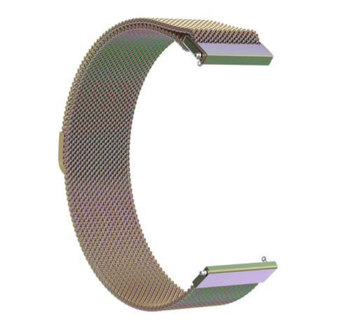 Strap-it Strap-it Bracelet Milanais Samsung Galaxy Watch 46mm (arc-en-ciel)