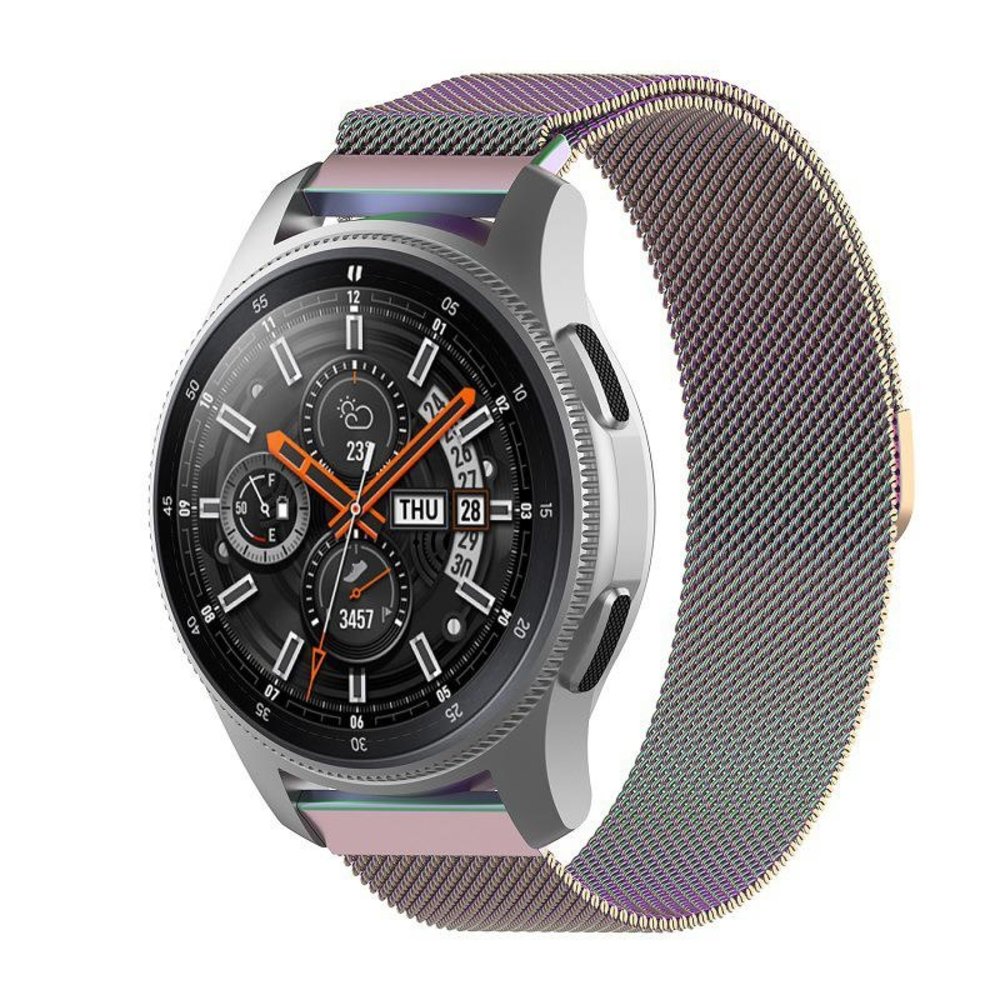 Strap-it Strap-it Bracelet Milanais Samsung Galaxy Watch 46mm (arc-en-ciel)