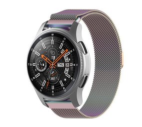 Strap-it Bracelet Milanais Samsung Galaxy Watch 46mm (arc-en-ciel)