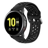 Strap-it Strap-it Bracelet silicone avec trous Samsung Galaxy Watch Active (noir) Strap-it Strap-it Bracelet silicone avec trous Samsung Galaxy Watch Active (noir)