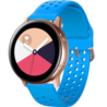 Strap-it Strap-it Bracelet silicone avec trous Samsung Galaxy Watch Active (bleu clair) Strap-it Strap-it Bracelet silicone avec trous Samsung Galaxy Watch Active (bleu clair)
