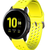 Strap-it Strap-it Bracelet silicone avec trous Samsung Galaxy Watch 42mm (jaune) Strap-it Strap-it Bracelet silicone avec trous Samsung Galaxy Watch 42mm (jaune)