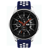 Strap-it Strap-it Bracelet sport Samsung Galaxy Watch 46mm (bleu/blanc) Strap-it Strap-it Bracelet sport Samsung Galaxy Watch 46mm (bleu/blanc)