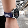Strap-it Strap-it Bracelet sport Samsung Galaxy Watch 46mm (bleu/blanc) Strap-it Strap-it Bracelet sport Samsung Galaxy Watch 46mm (bleu/blanc)