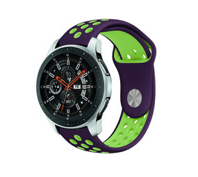 Strap-it Bracelet sport Samsung Galaxy Watch 46mm (violet/vert)