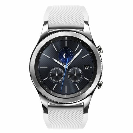 Strap-it Strap-it Bracelet silicone Samsung Gear S3 (blanc)