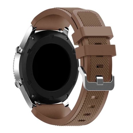 Strap-it Strap-it Bracelet silicone Samsung Gear S3 (marron café)