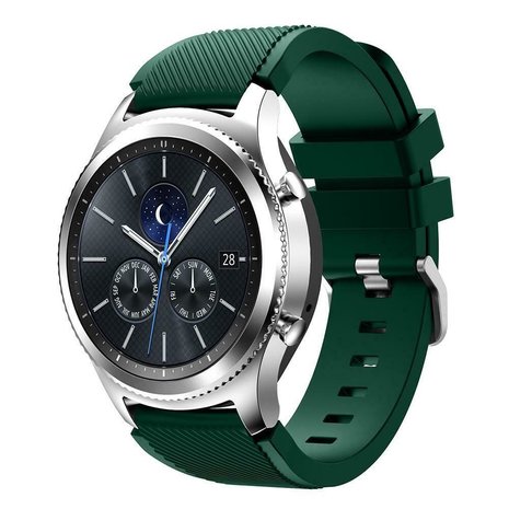 Strap-it Strap-it Bracelet silicone Samsung Gear S3 (vert armée)