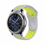 Strap-it Bracelet sport Samsung Gear S3 (gris/jaune)
