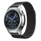 Strap-it Bracelet Milanais Samsung Gear S3 (noir)