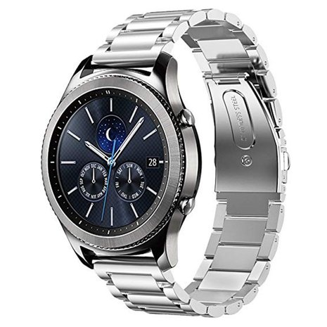 Strap-it Strap-it Bracelet acier Samsung Gear S3 (argent)