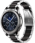 Strap-it Strap-it Bracelet acier Samsung Gear S3 (argent/noir)