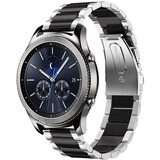 Strap-it Bracelet acier Samsung Gear S3 (argent/noir)