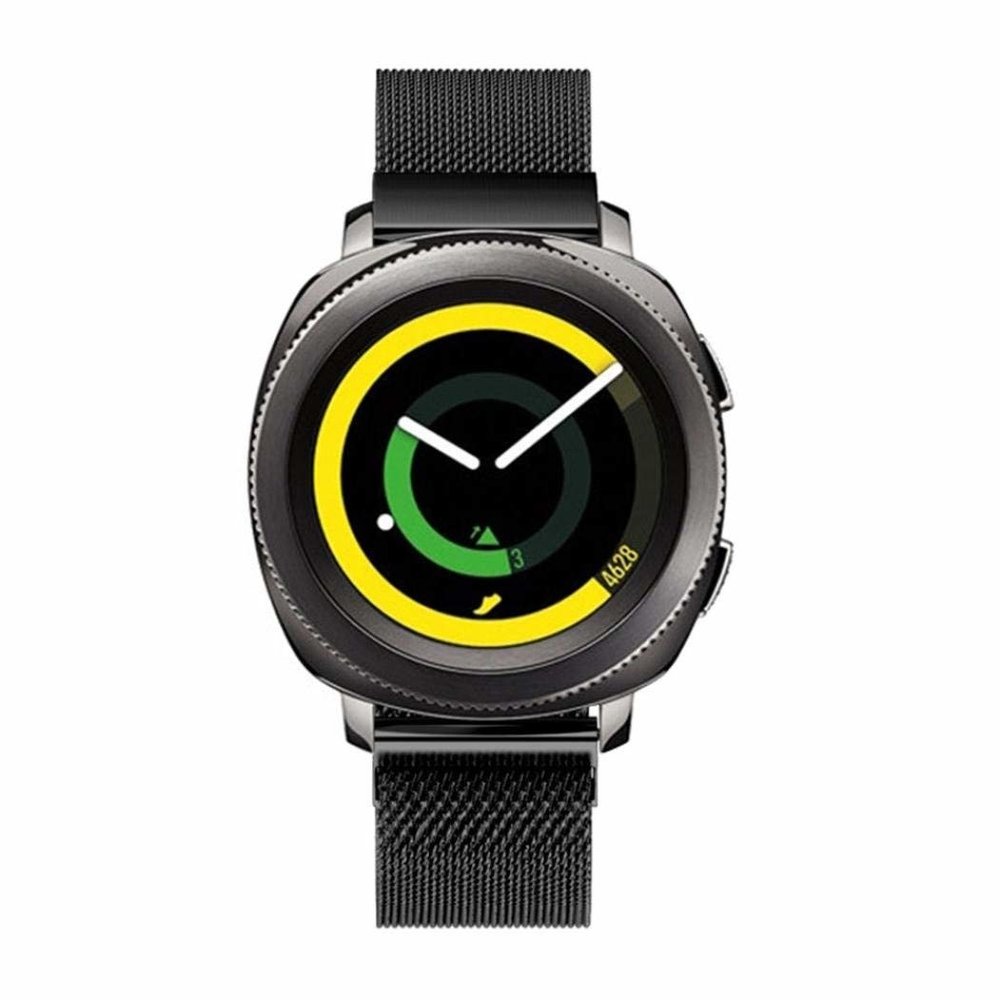 Strap-it Strap-it Bracelet Milanais Samsung Gear Sport (Noir) Strap-it Strap-it Bracelet Milanais Samsung Gear Sport (Noir)
