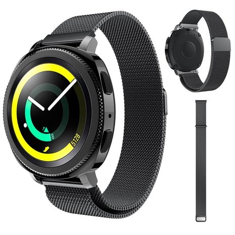 Strap-it Strap-it Bracelet Milanais Samsung Gear Sport (Noir) Strap-it Strap-it Bracelet Milanais Samsung Gear Sport (Noir)