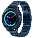 Strap-it Strap-it Bracelet acier Samsung Gear Sport (bleu)