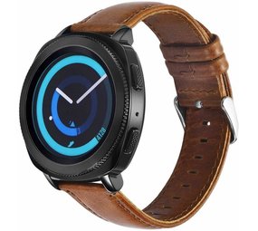Strap-it Bracelet cuir Samsung Gear Sport (marron)